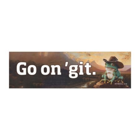 Go On Git Magnet Sticker