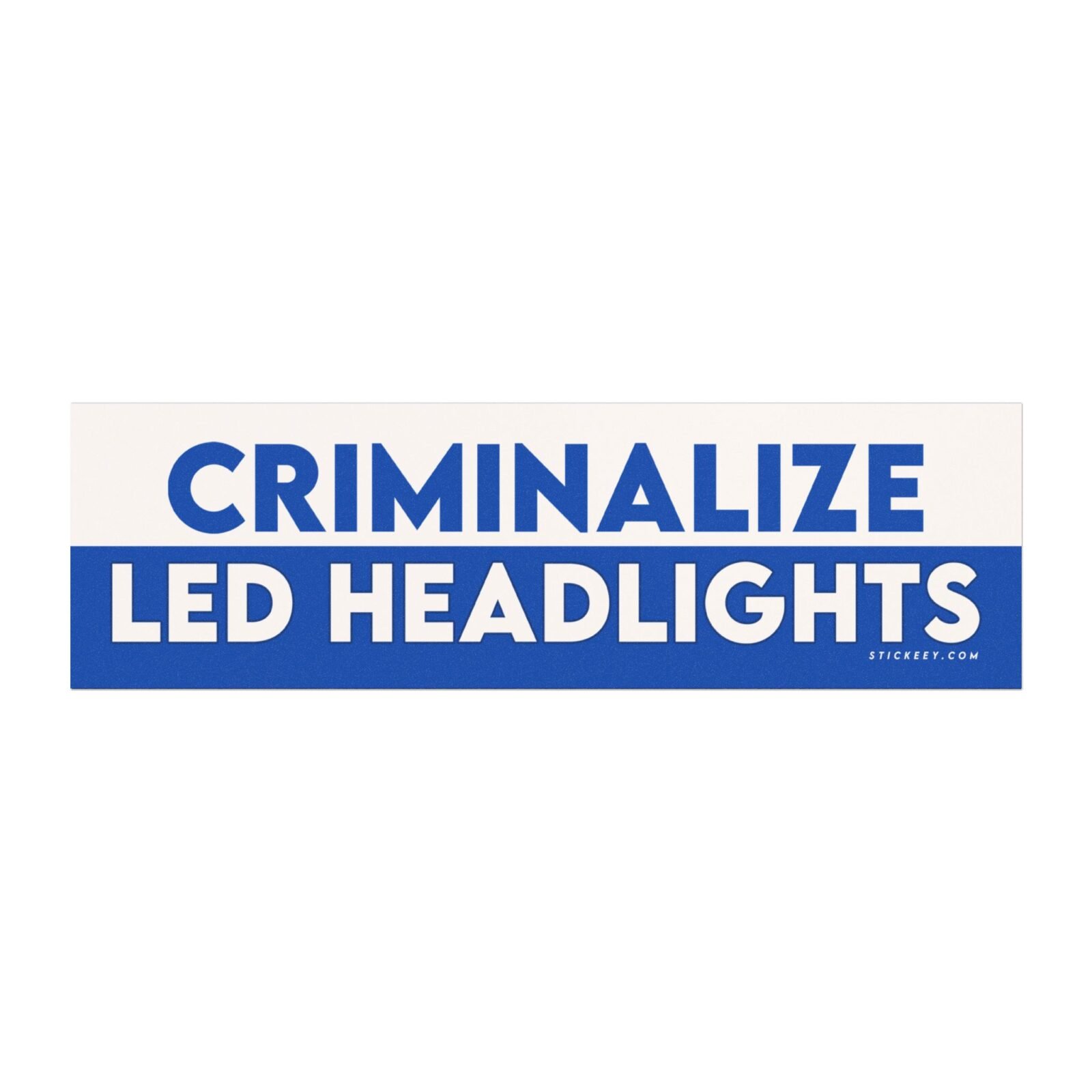 Criminalize Led Headlights Magnet Sticker