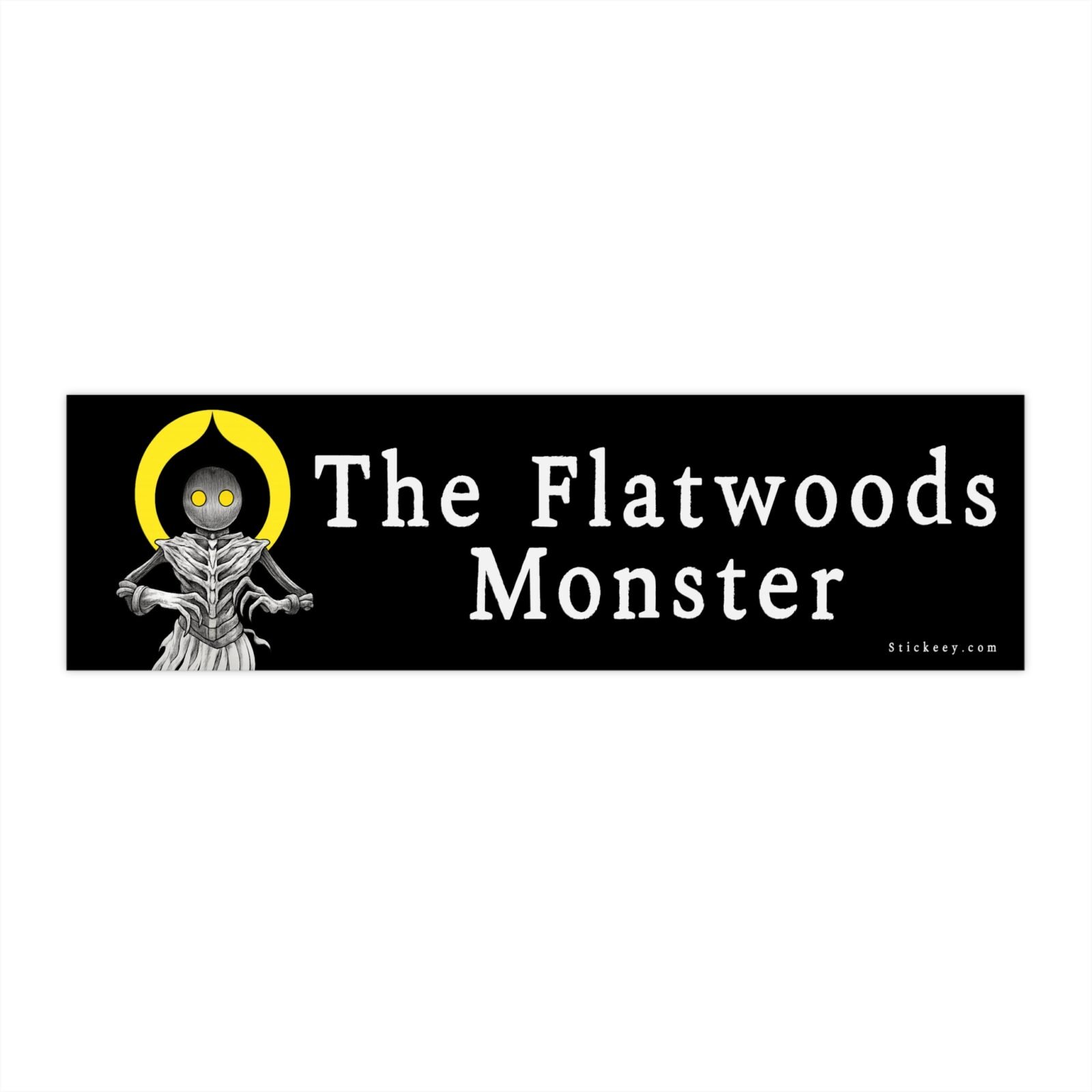 The Flatwoods Monster Bumper Sticker