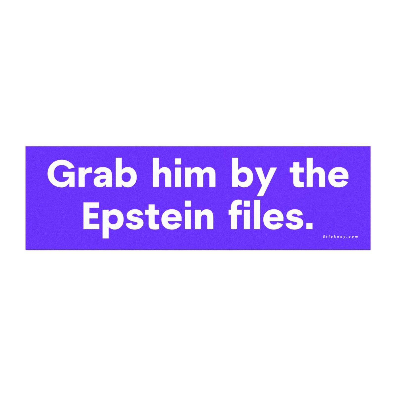 Grab Him By The Epstein Files Magnet Sticker