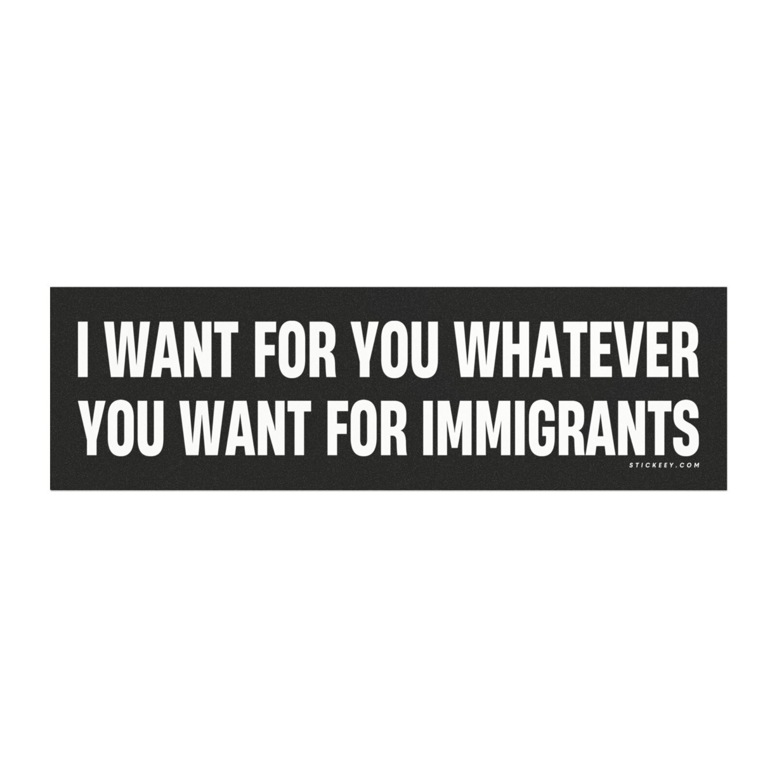 I Want For You Whatever You Want For Immigrants