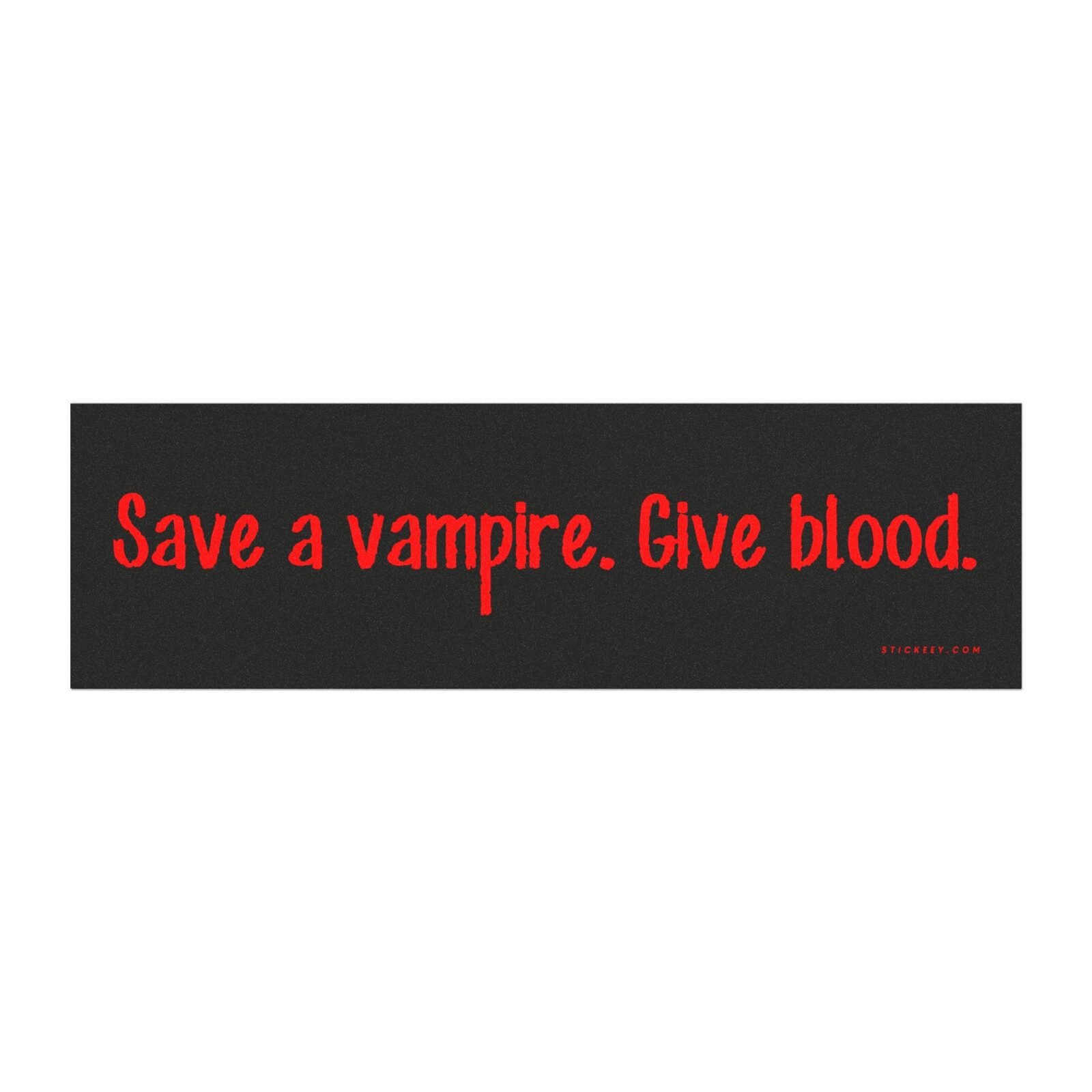 Save a Vampire Give Blood Magnet Sticker