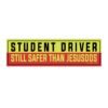 Student Driver Still Safer Than Jesusdos Bumper Sticker