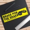 Brake For The Snake Eastern Indigo Snake Wildlife Conservation Bumper Sticker