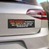 Keep Honking! I’m Listening To Daniel Johnston and Crying In My Car Magnet Sticker