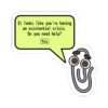 Clippy the Paperclip Funny Sticker