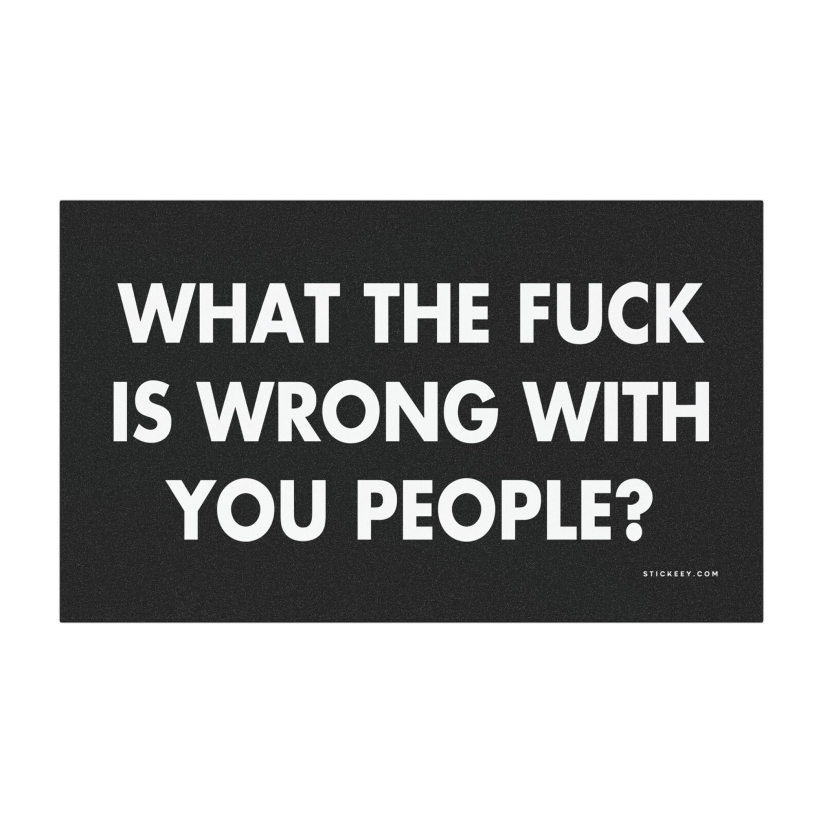What The Fuck Is Wrong With You People? Magnet Sticker