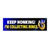Keep Honking, I’m Collecting Rings Funny Sonic Bumper Sticker