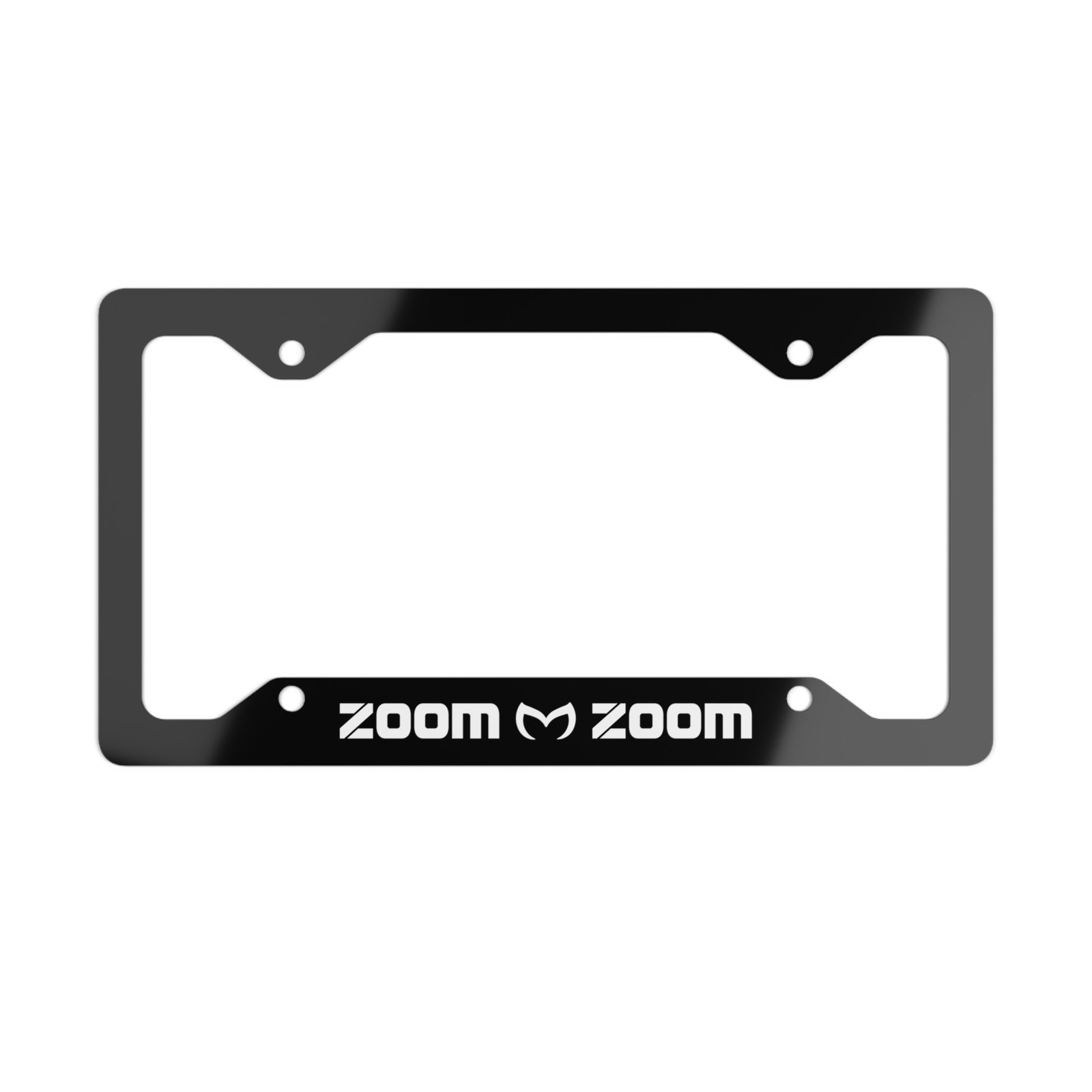 Zoom Zoom Mazda M Logo License Plate Frame