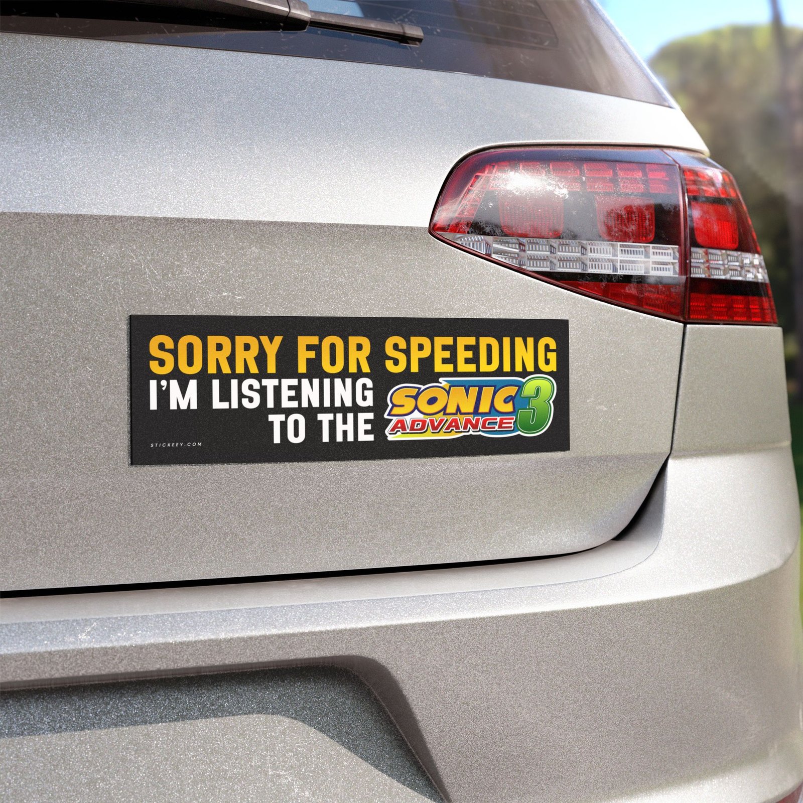 Sorry For Speeding I’m Listening To The Sonic Adventure 3 Magnet Sticker