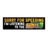 Sorry For Speeding I’m Listening To The Sonic Adventure 3 Bumper Sticker