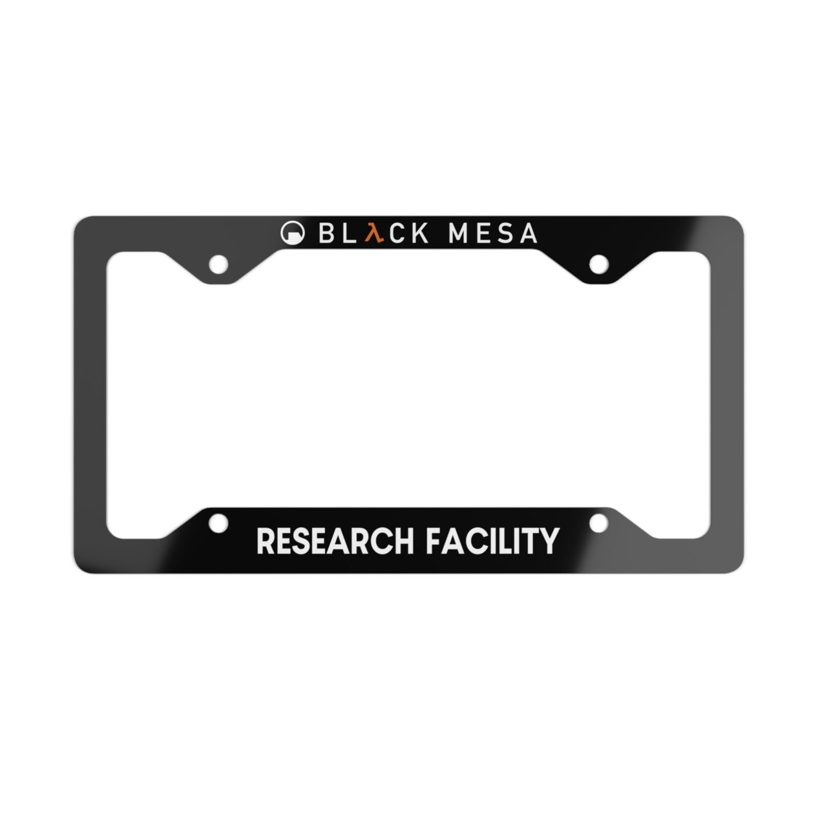 Black Mesa Research Facility License Plate Frame