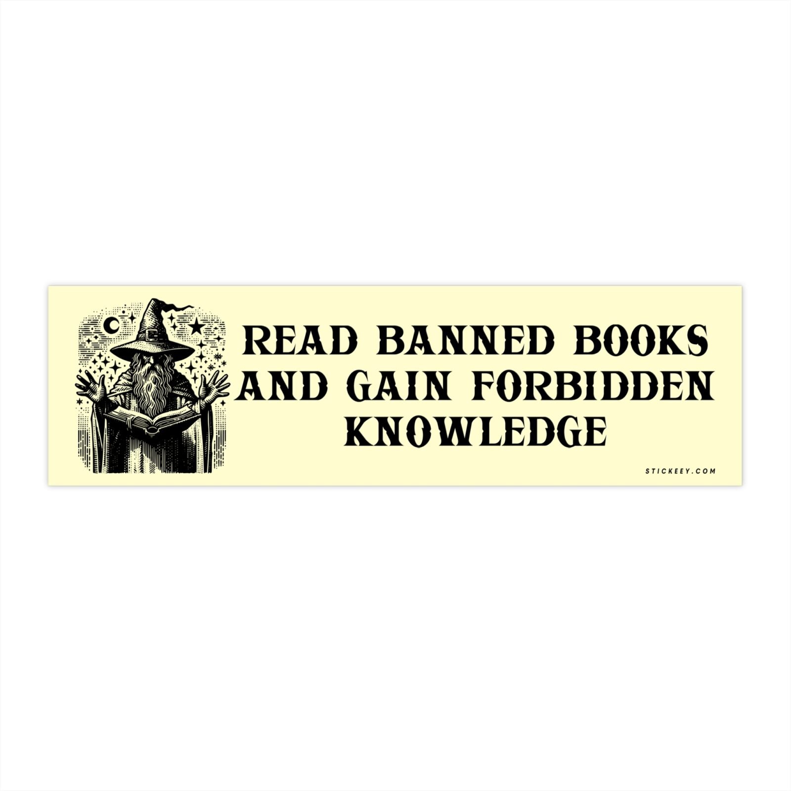 Read Banned Books And Gain Forbidden Knowledge Bumper Sticker
