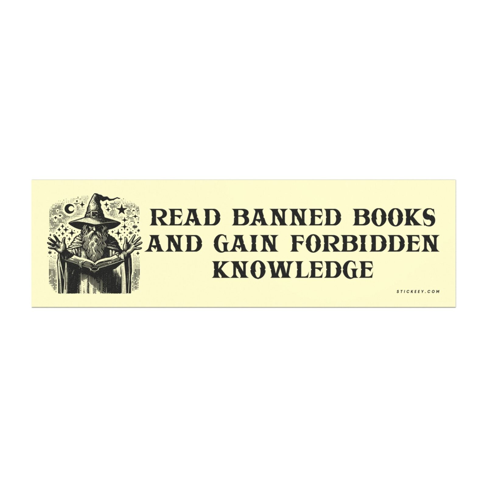 Read Banned Books And Gain Forbidden Knowledge Magnet Sticker