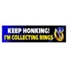 Keep Honking, I’m Collecting Rings Funny Sonic Bumper Sticker