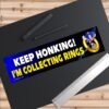 Keep Honking, I’m Collecting Rings Funny Sonic Bumper Sticker