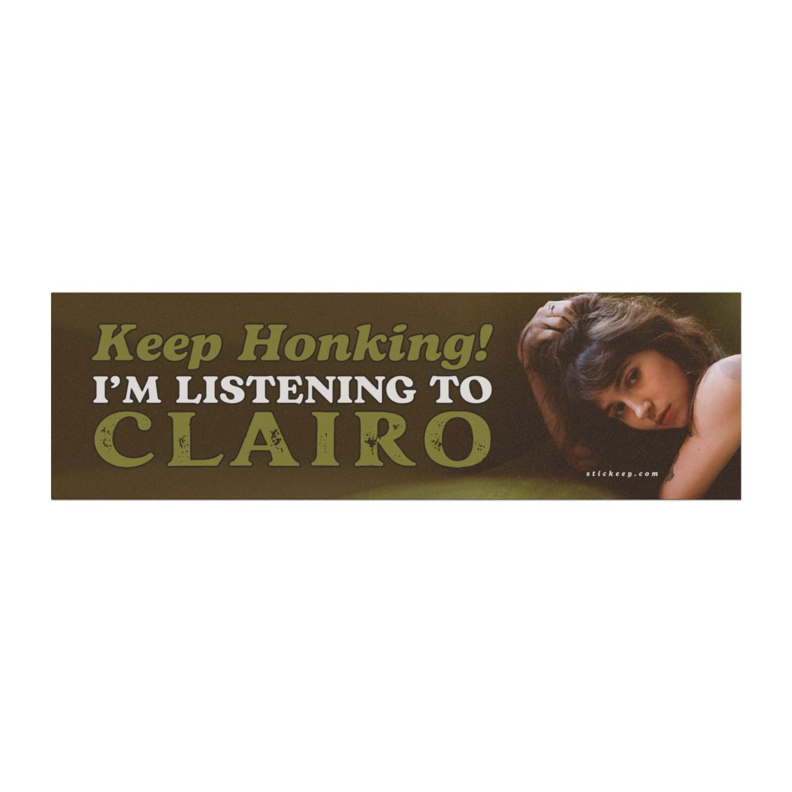 Keep Honking! I’m Listening to Clairo Magnet Sticker