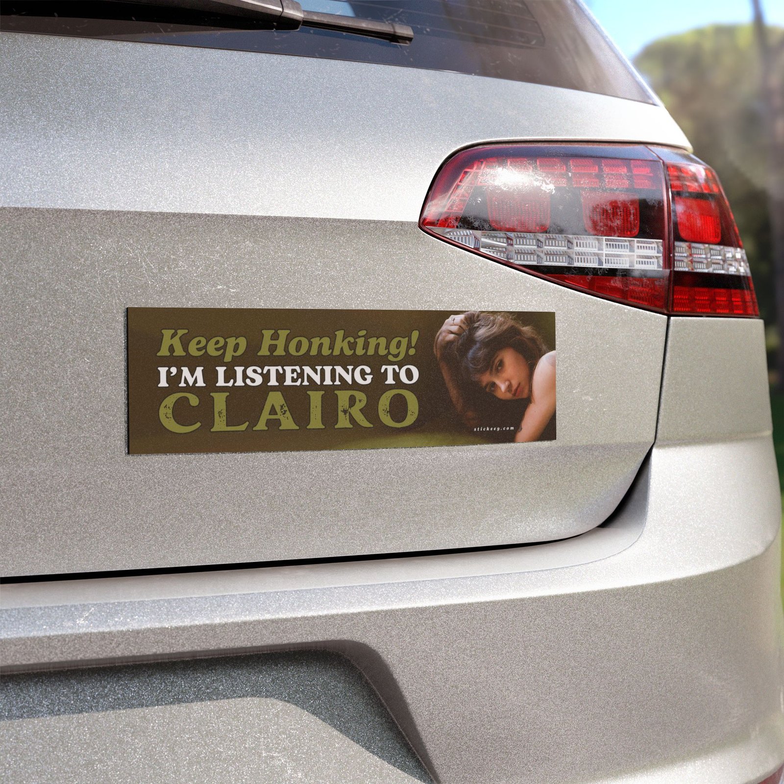 Keep Honking! I’m Listening to Clairo Magnet Sticker