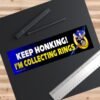 Keep Honking, I’m Collecting Rings Funny Sonic Bumper Sticker