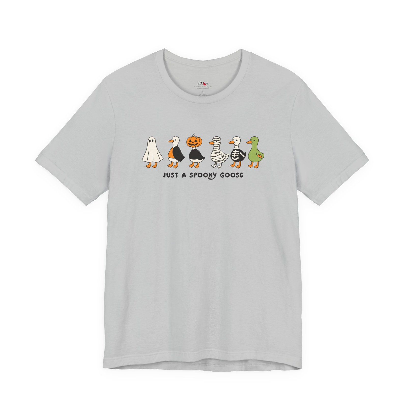 Just a Spooky Goose Funny Halloween T-Shirt
