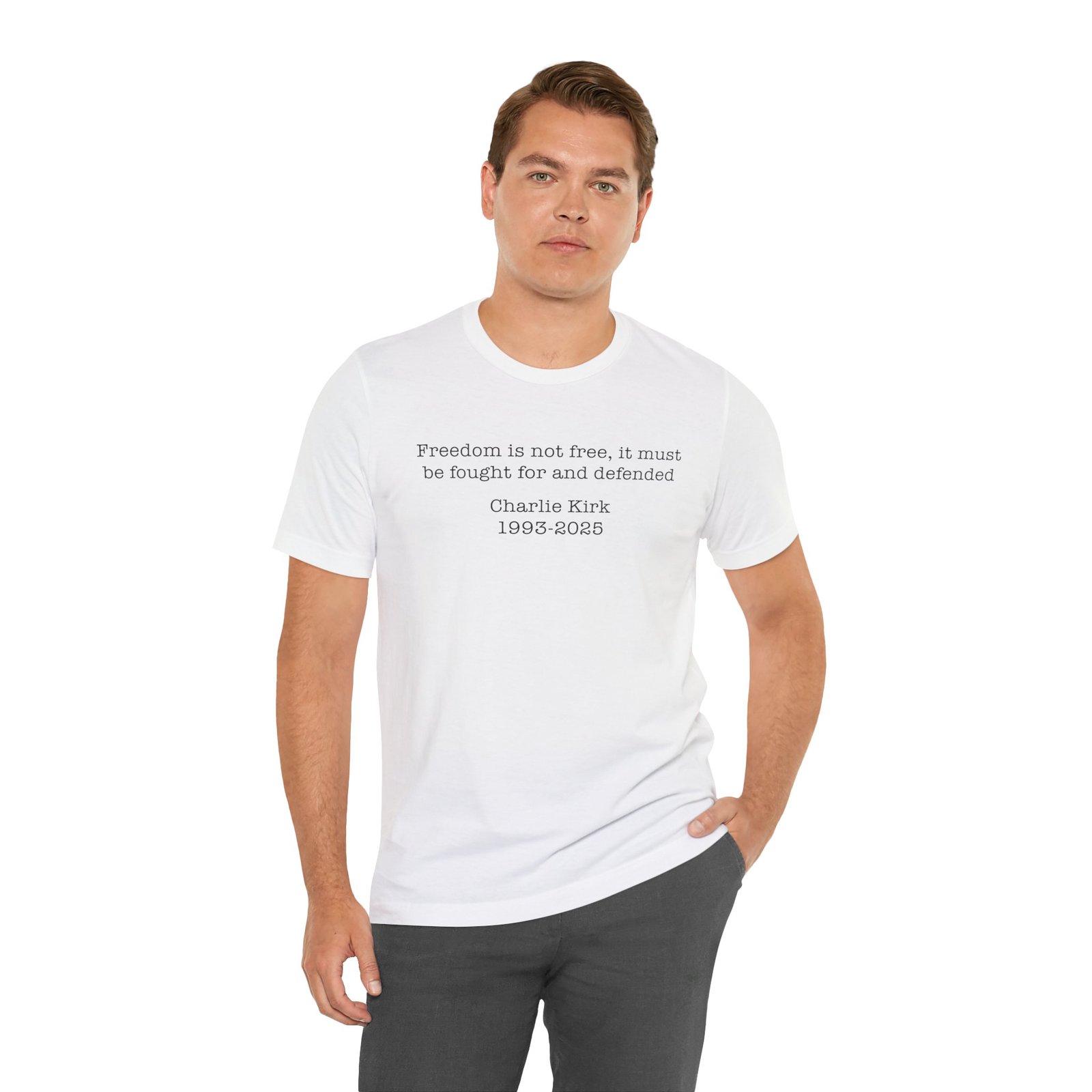 Freedom Is Not Free Charlie Kirk Tribute Shirt