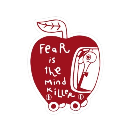 Wormy Dune Fear Is the Mind Killer Sticker