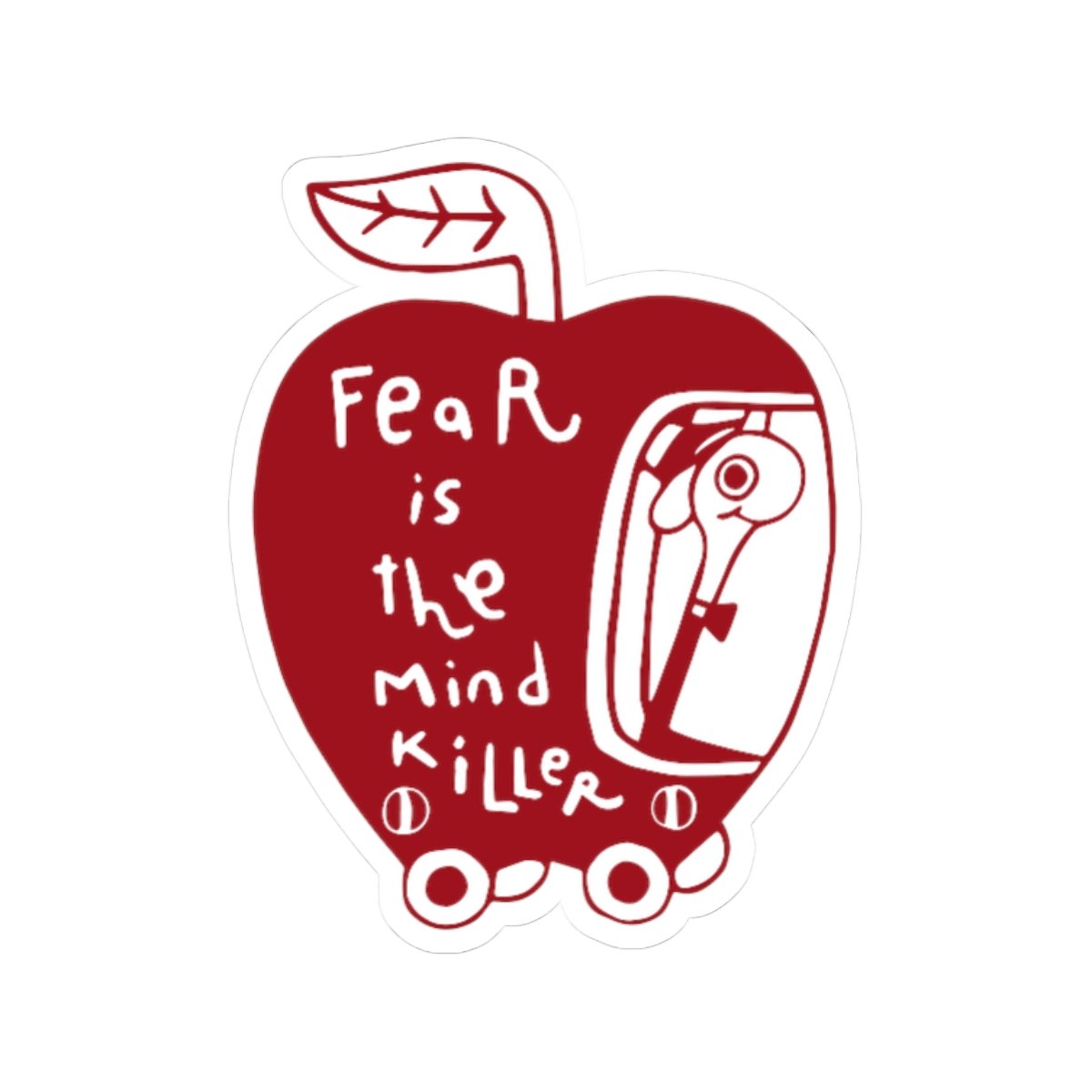 Wormy Dune Fear Is the Mind Killer Sticker