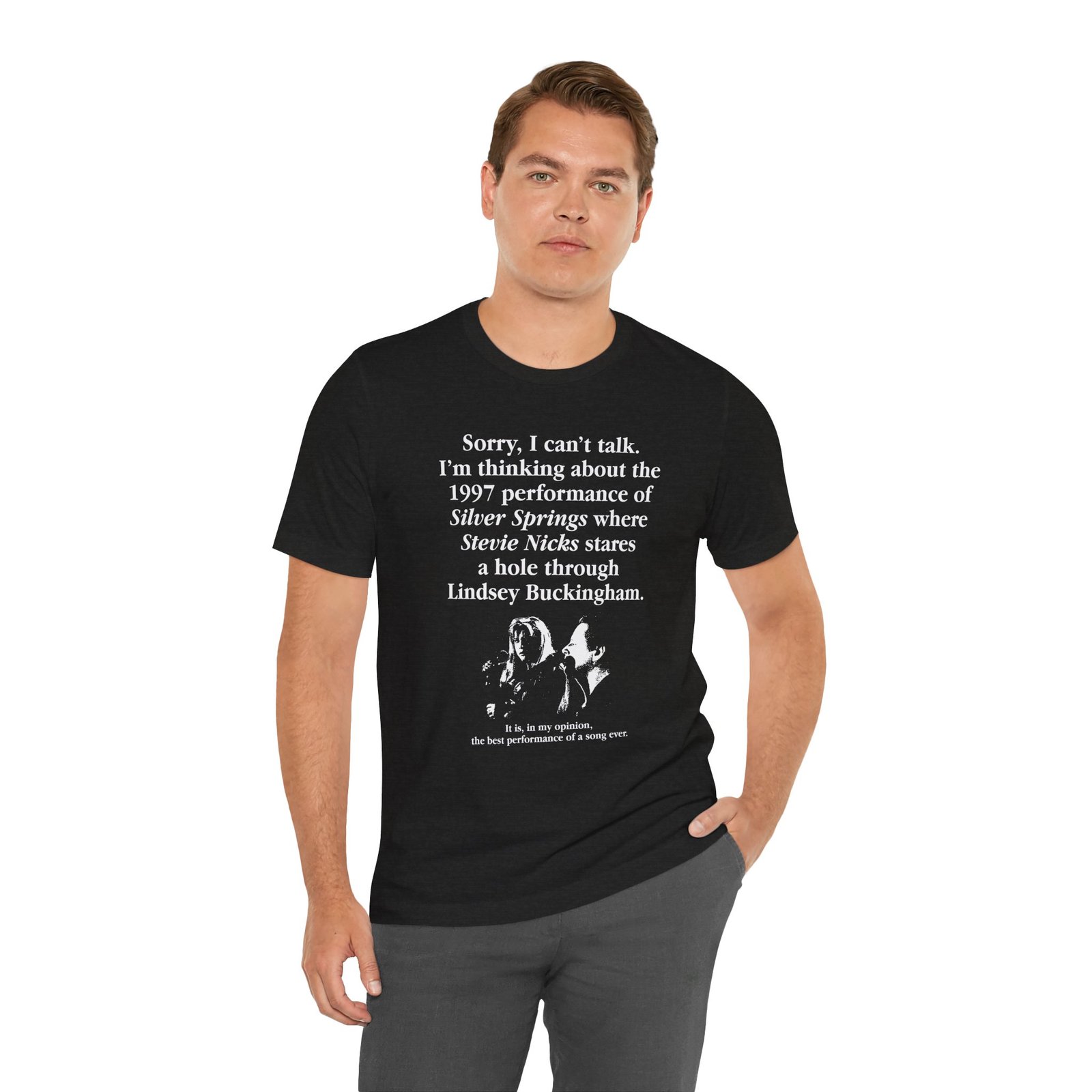 Sorry I Can’t Talk Silver Springs Stevie Nicks 1997 Shirt