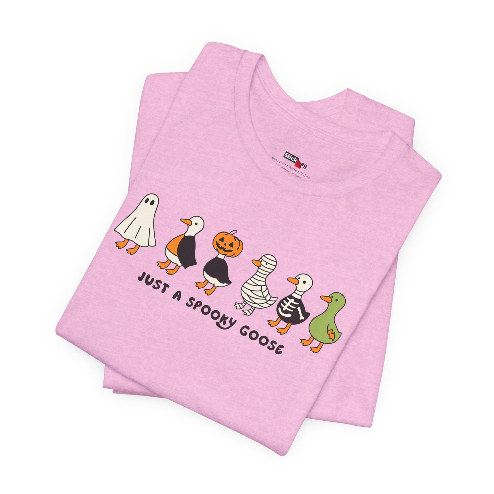 Just a Spooky Goose Funny Halloween T-Shirt