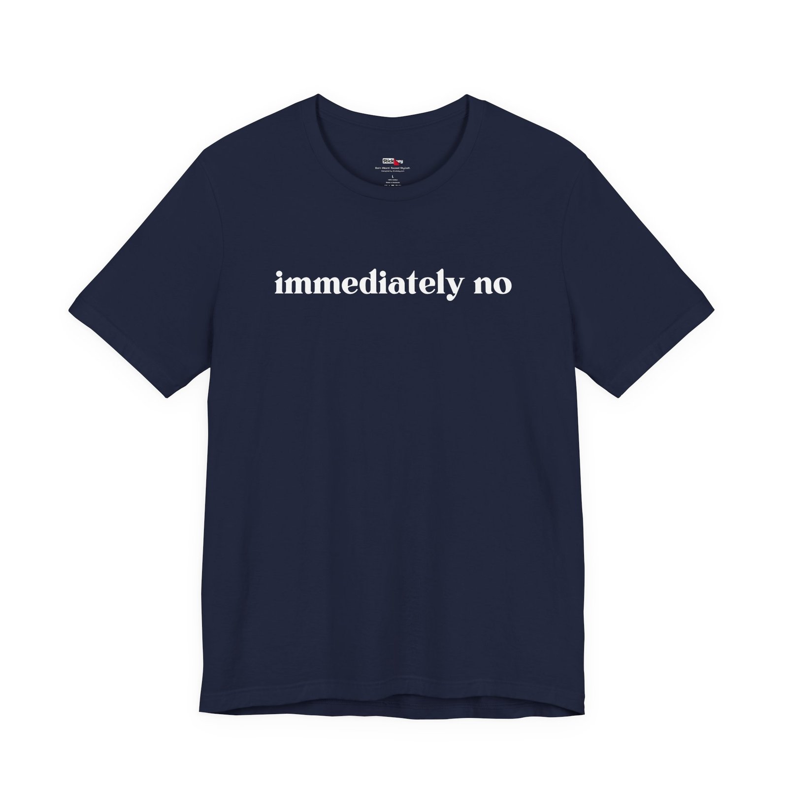 Immediately No shirt