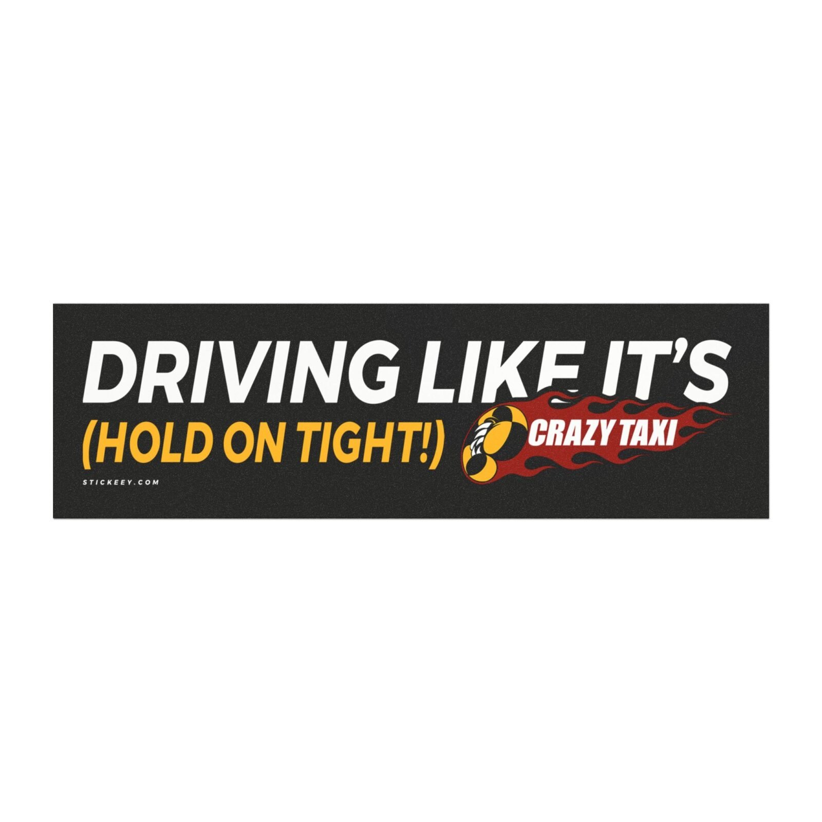 Driving Like It’s Crazy Taxi Magnet Sticker