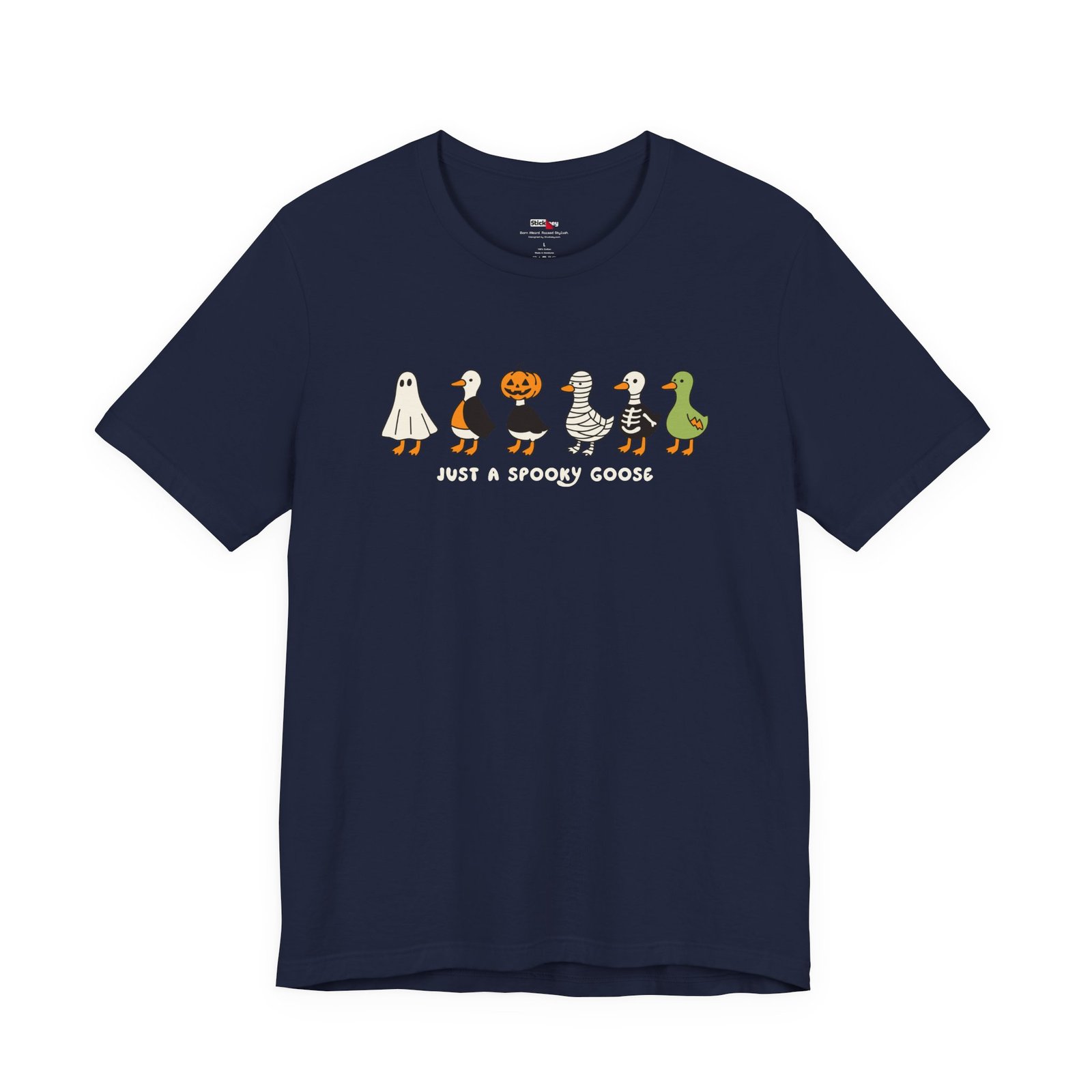 Just a Spooky Goose Funny Halloween T-Shirt