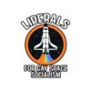 Liberals For Gay Space Socialism Sticker