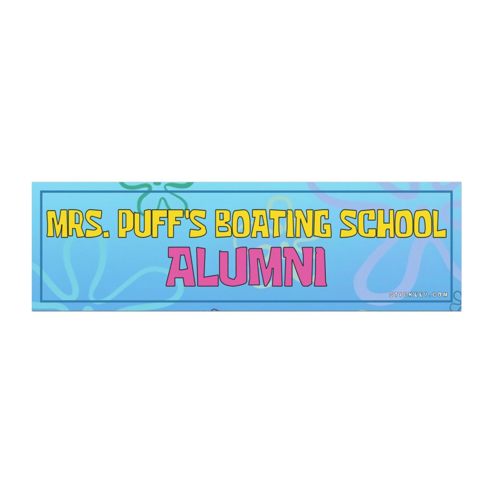 Mrs. Puff’s Boating School Alumni Magnet Sticker