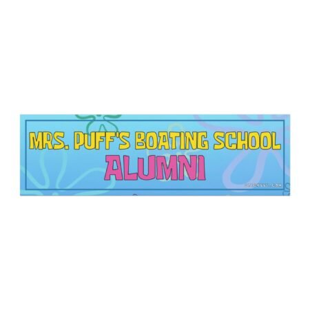 Mrs. Puff’s Boating School Alumni Magnet Sticker