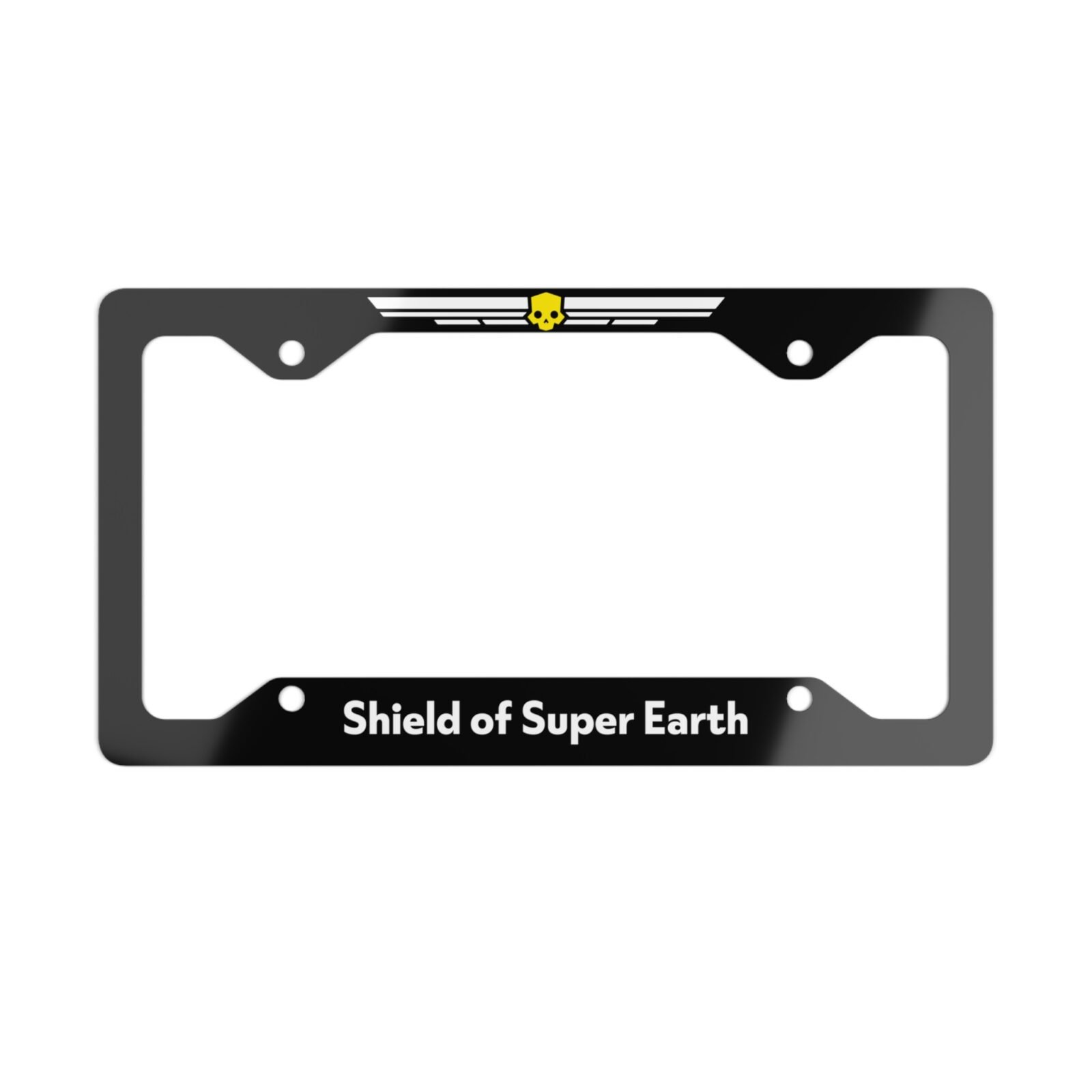 Shield of Super Earth The Helldivers License Plate Frame