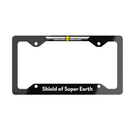Shield of Super Earth The Helldivers License Plate Frame
