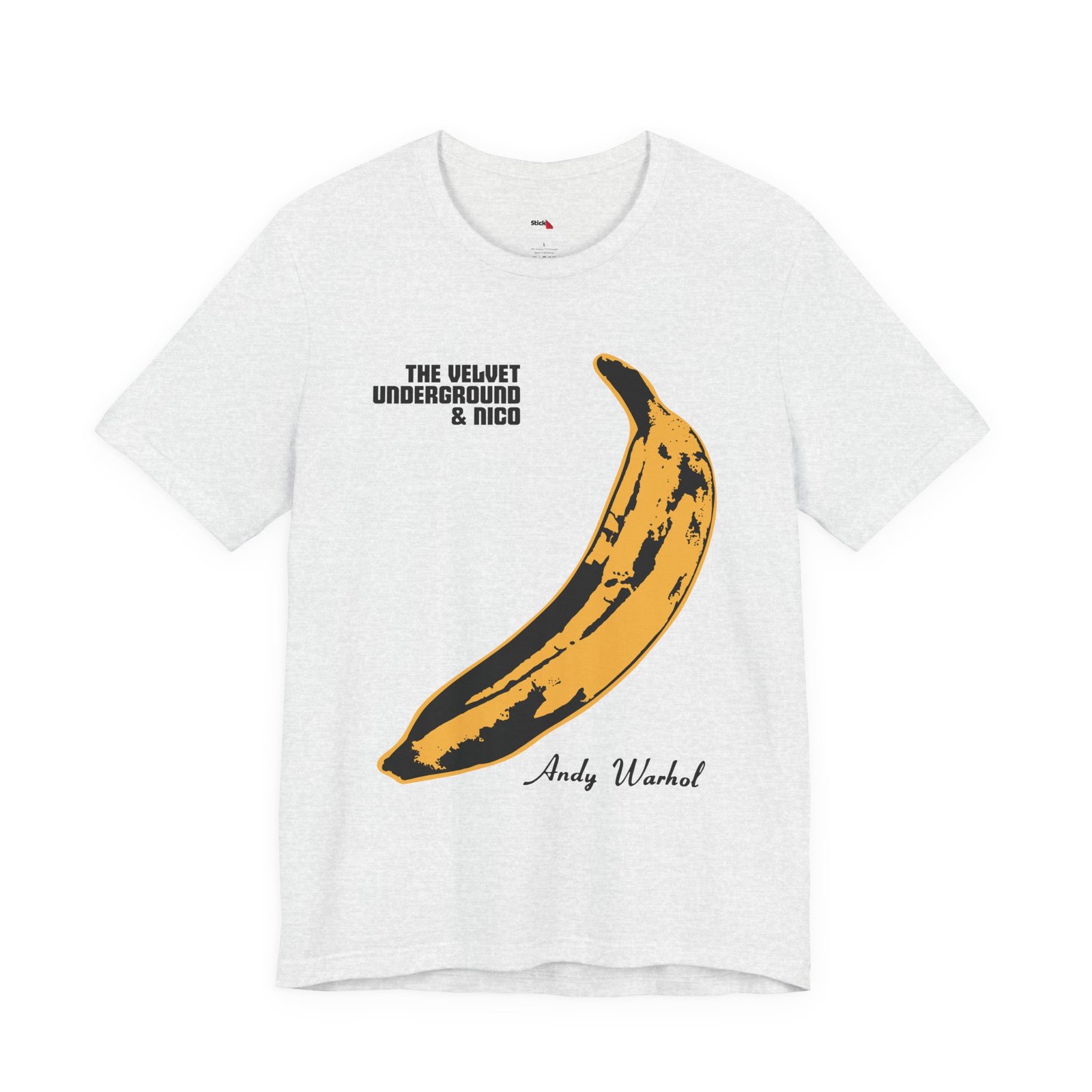 Velvet Underground Andy Warhol Banana Unisex T-Shirt | Stickeey