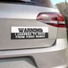 Warning I Learned To Drive From Video Games Magnet Sticker