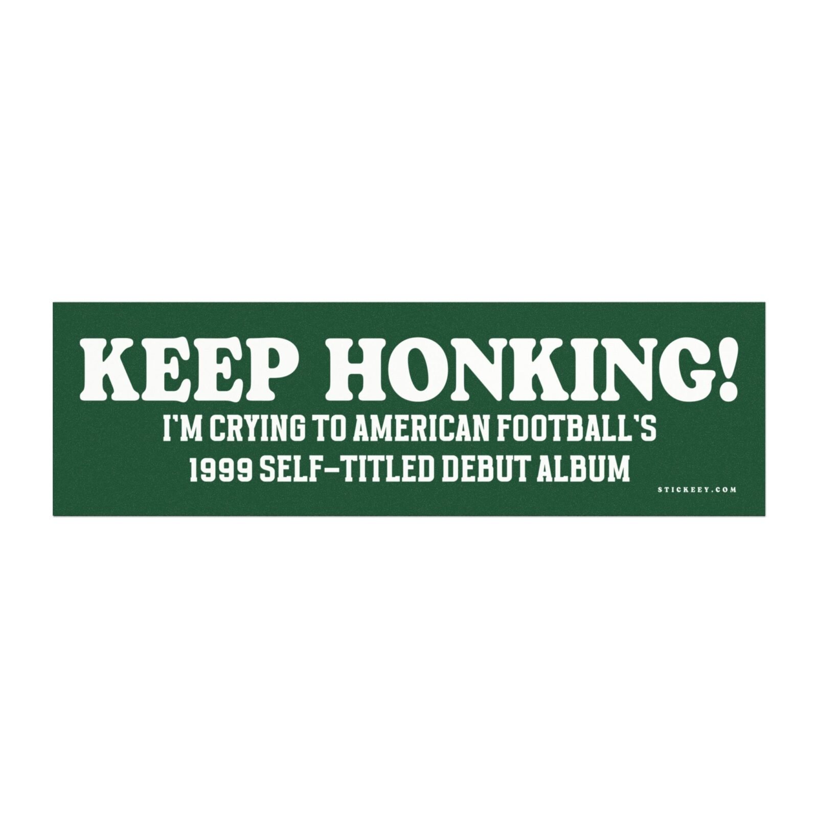 Keep Honking! I’m Crying to American Football’s 1999 Self-Titled Debut Album Magnet Sticker
