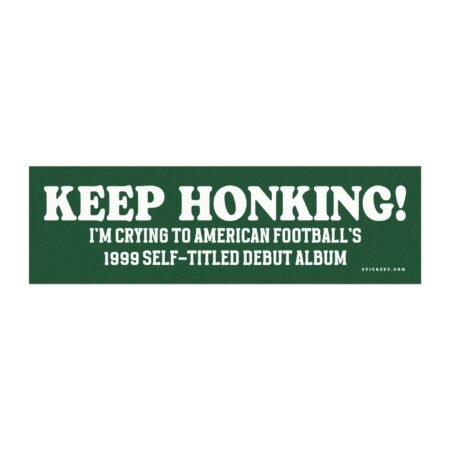Keep Honking! I’m Crying to American Football’s 1999 Self-Titled Debut Album Magnet Sticker