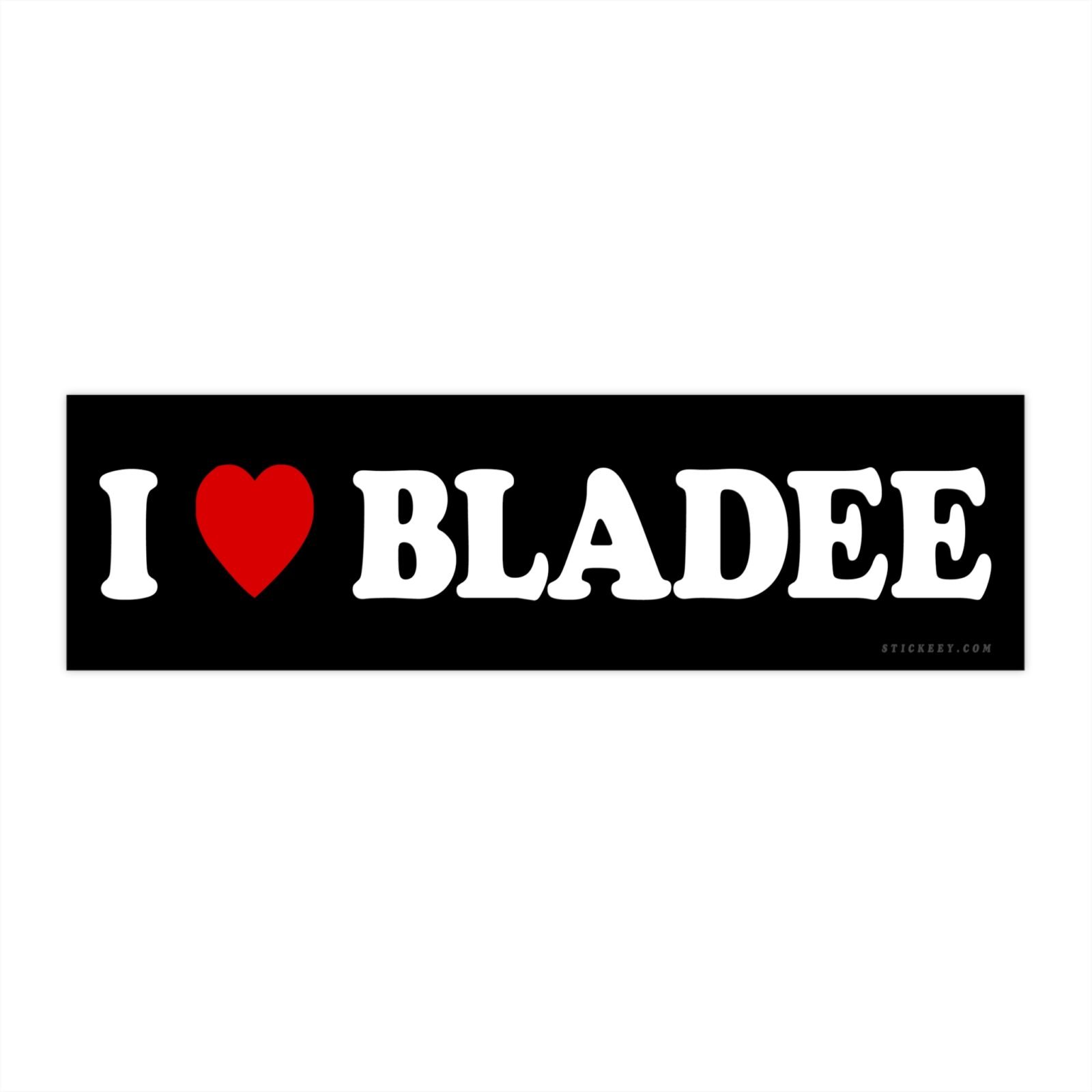 I Love Bladee Bumper Sticker