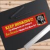 Keep Honking! I'm Crying to Post Animal’s “Maybe You Have To” Bumper Sticker