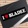 I Love Bladee Bumper Sticker