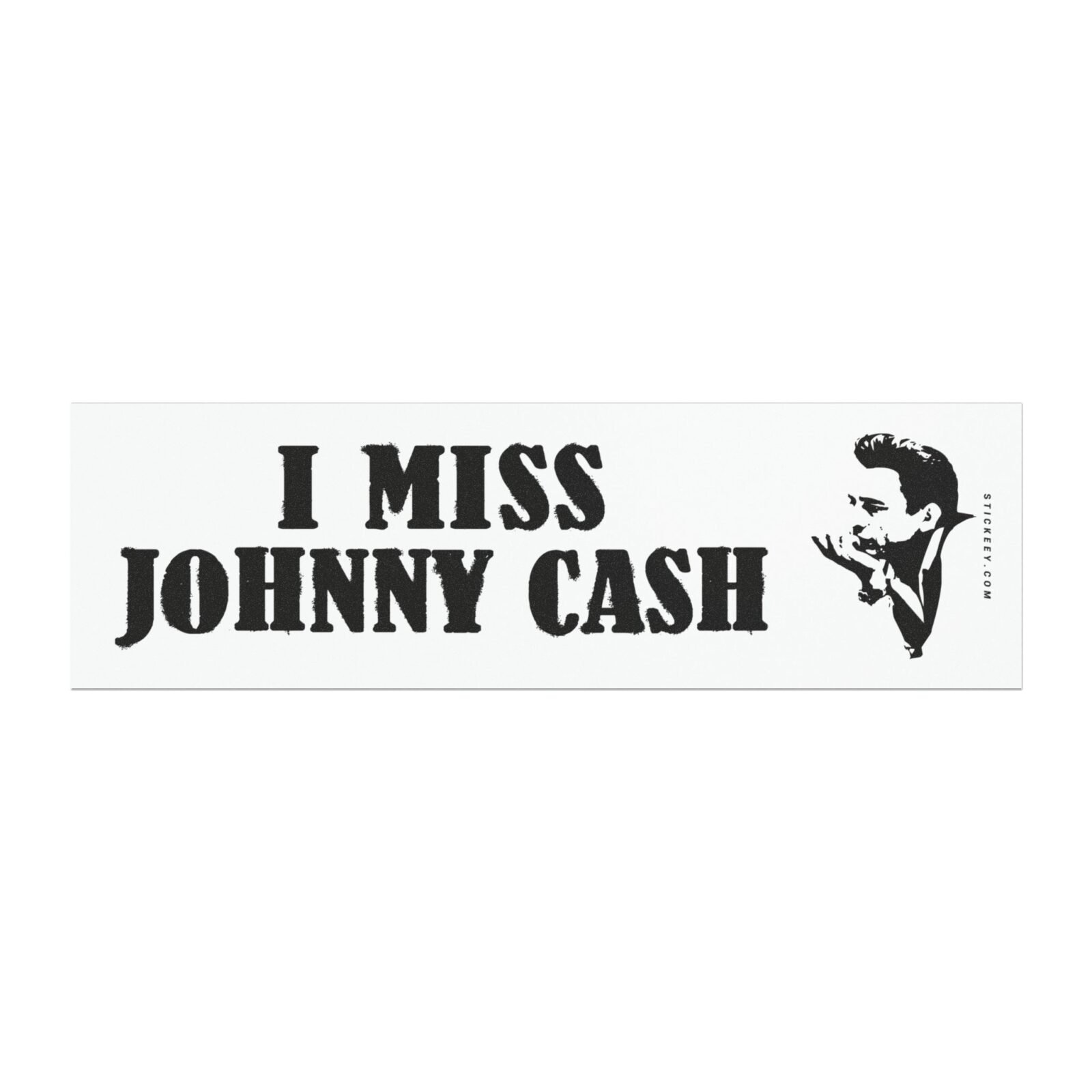 I Miss Johnny Cash Country Music Magnet Sticker