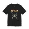 Retro Autism Skeleton Funny Shirt