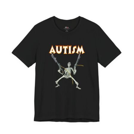 Retro Autism Skeleton Funny Shirt