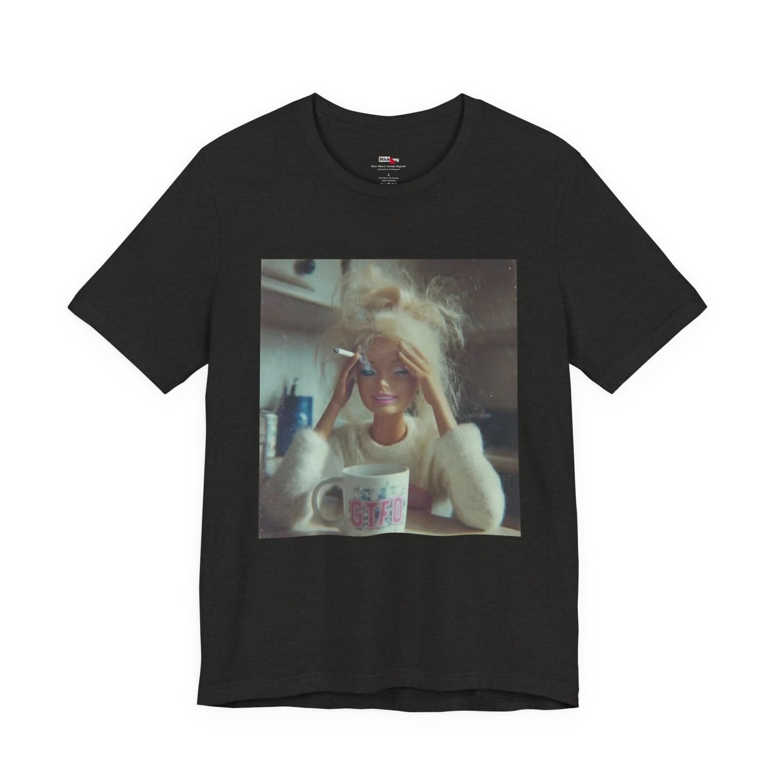 Distressed Doll Face Meme Funny Shirt