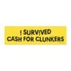 I Survived Cash For Clunkers Magnet Sticker