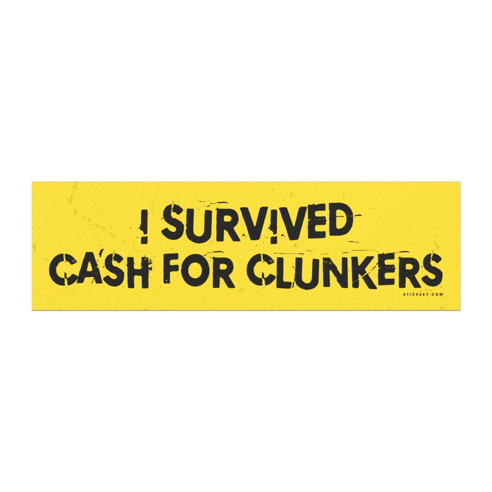 I Survived Cash For Clunkers Magnet Sticker